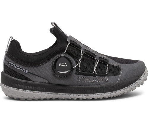 Tenis Saucony Switchback 2.0 Niños Zapatillas Trail Running Negras / Charcoal México MX-765-PD